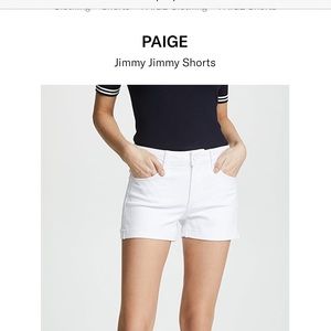 White Paige jimmy jimmy short